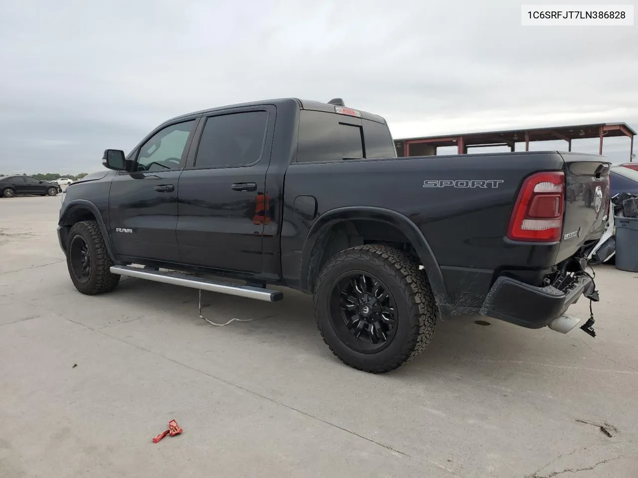 2020 Ram 1500 Laramie VIN: 1C6SRFJT7LN386828 Lot: 71097164