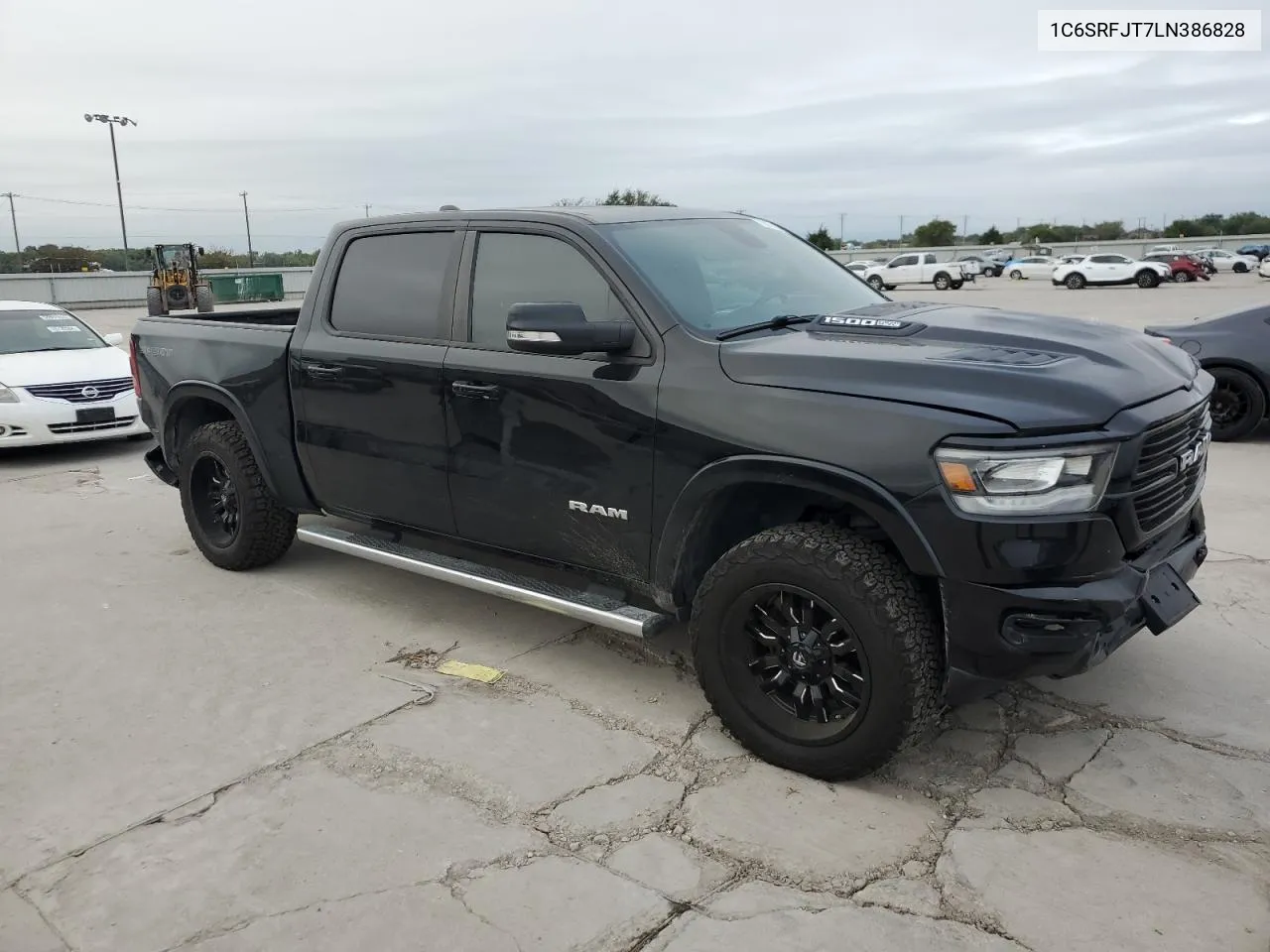 2020 Ram 1500 Laramie VIN: 1C6SRFJT7LN386828 Lot: 71097164