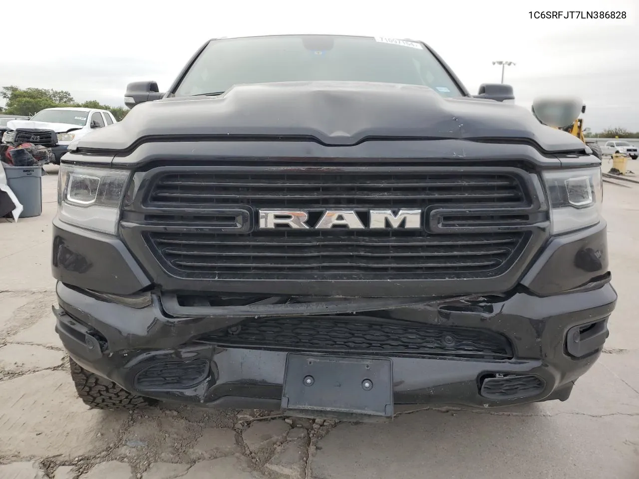 2020 Ram 1500 Laramie VIN: 1C6SRFJT7LN386828 Lot: 71097164