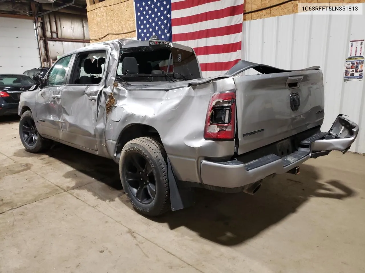 2020 Ram 1500 Big Horn/Lone Star VIN: 1C6SRFFT5LN351813 Lot: 71102114