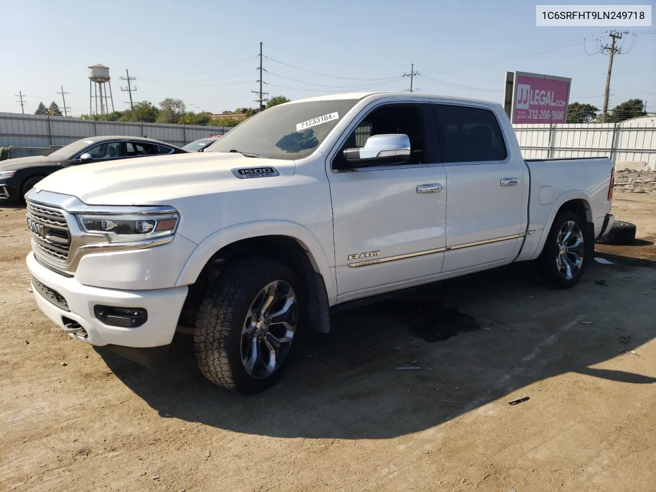 2020 Ram 1500 Limited VIN: 1C6SRFHT9LN249718 Lot: 71233104