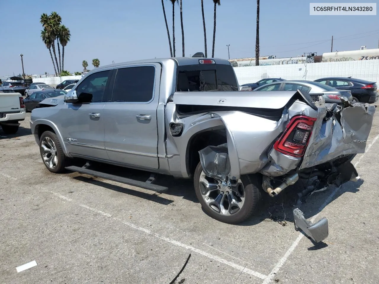 2020 Ram 1500 Limited VIN: 1C6SRFHT4LN343280 Lot: 71287774