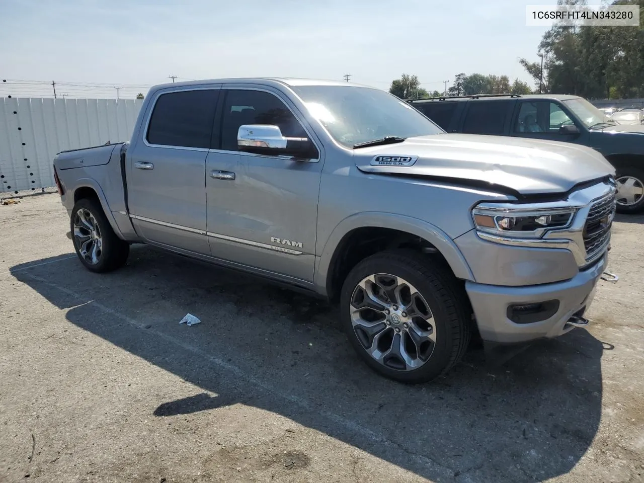 2020 Ram 1500 Limited VIN: 1C6SRFHT4LN343280 Lot: 71287774