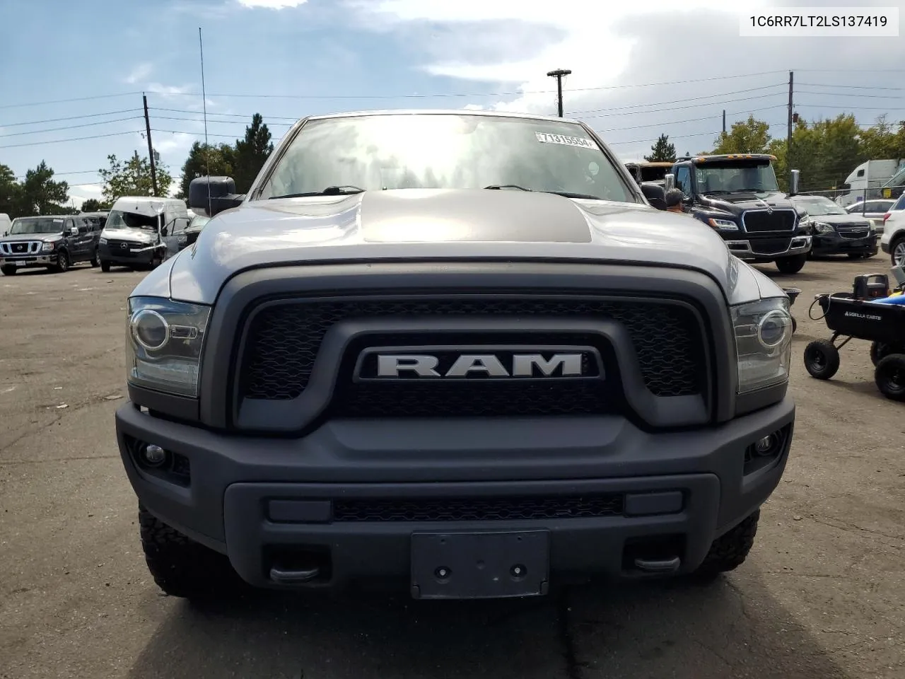 2020 Ram 1500 Classic Warlock VIN: 1C6RR7LT2LS137419 Lot: 71315554