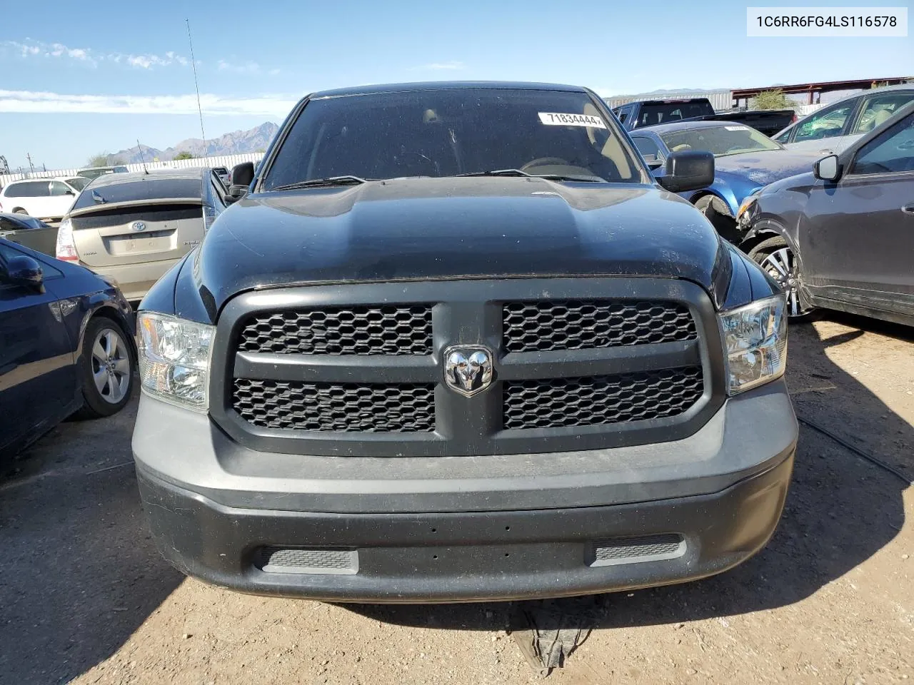 2020 Ram 1500 Classic Tradesman VIN: 1C6RR6FG4LS116578 Lot: 71834444