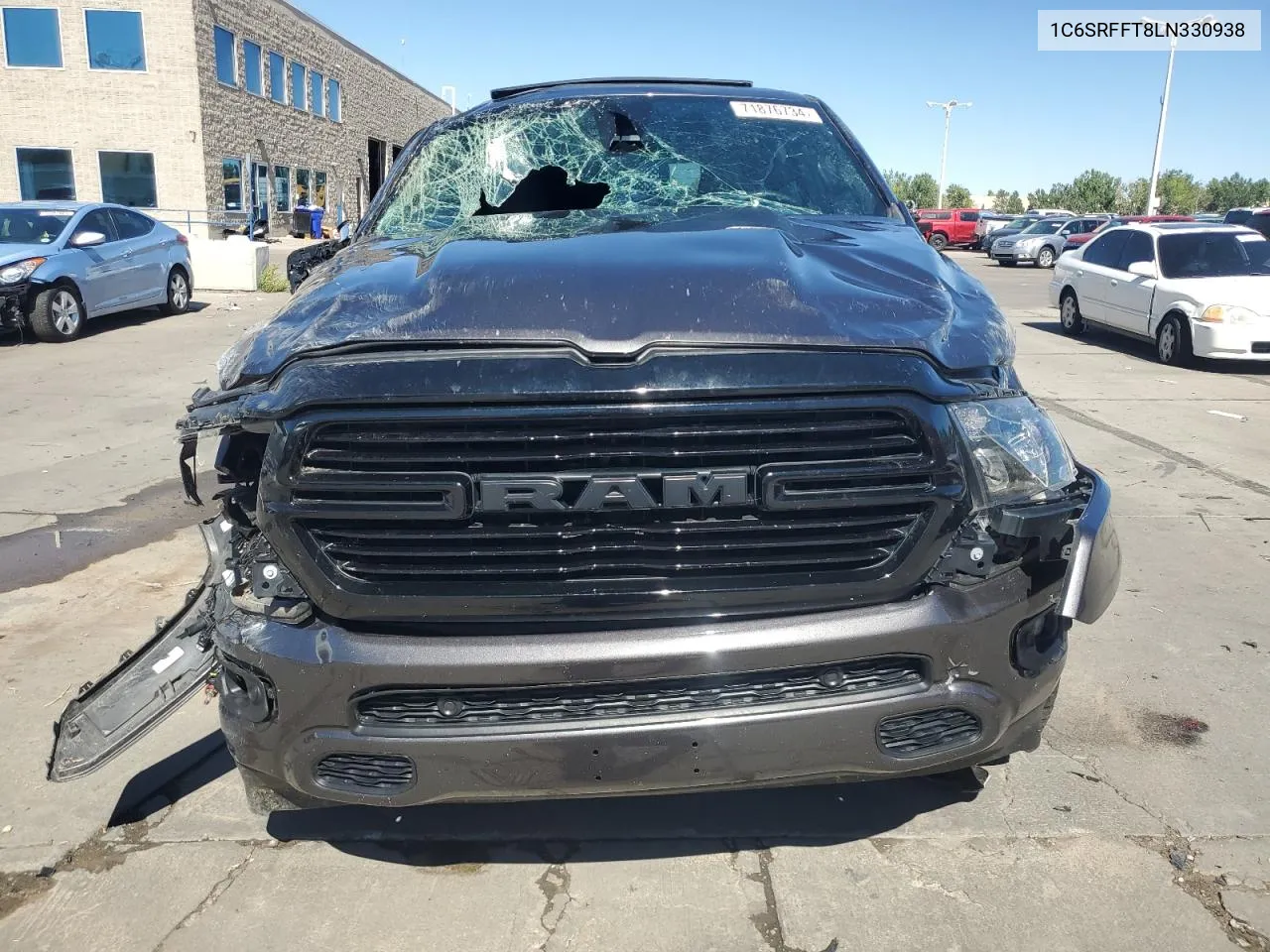 2020 Ram 1500 Big Horn/Lone Star VIN: 1C6SRFFT8LN330938 Lot: 71876734