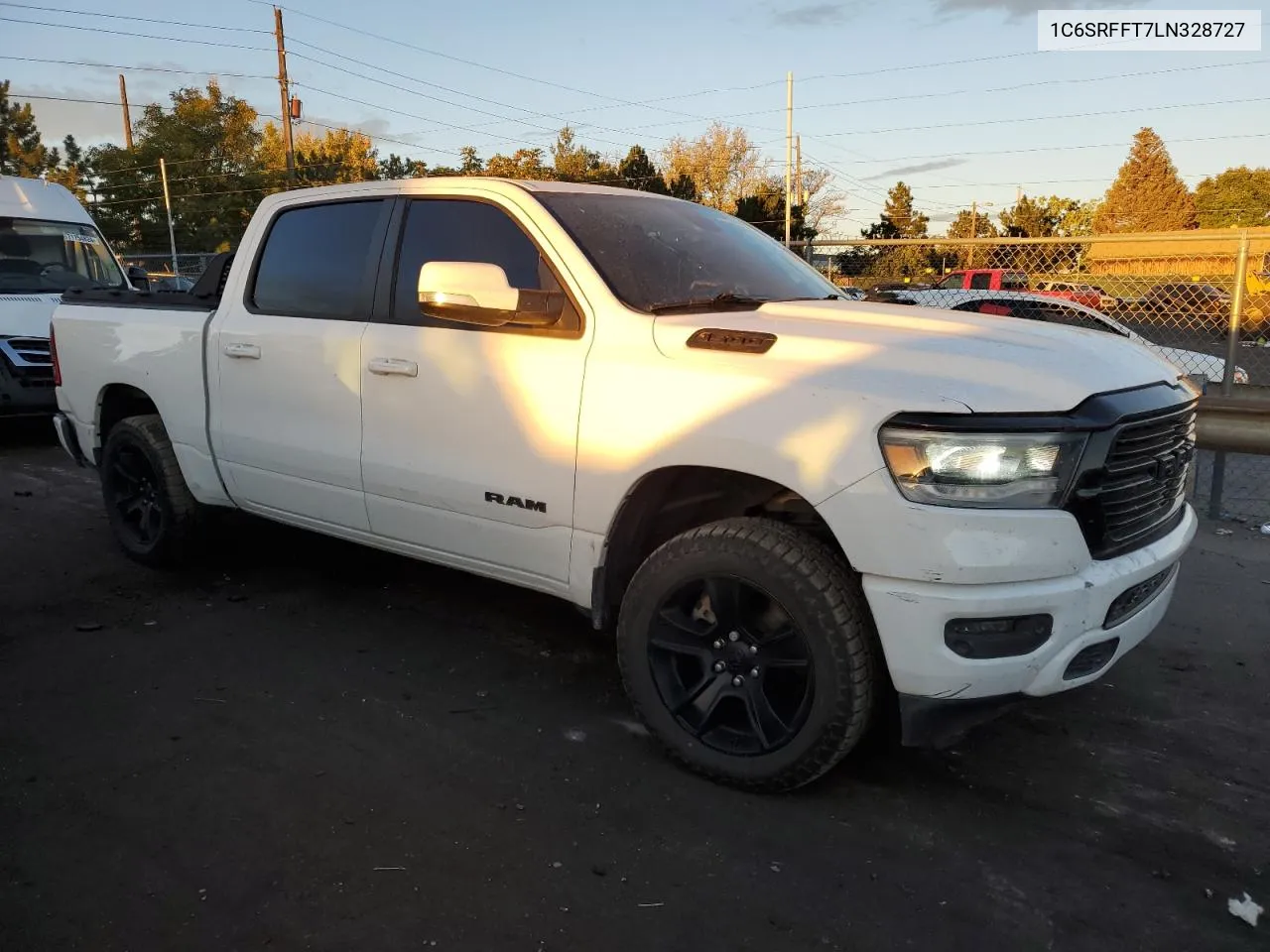 2020 Ram 1500 Big Horn/Lone Star VIN: 1C6SRFFT7LN328727 Lot: 71977774