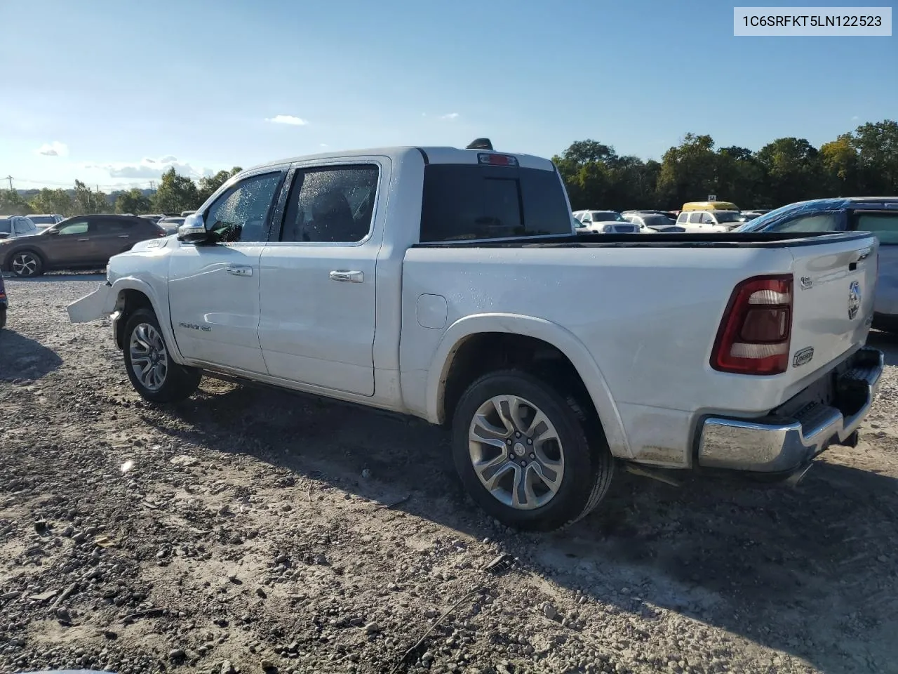 2020 Ram 1500 Longhorn VIN: 1C6SRFKT5LN122523 Lot: 72142114