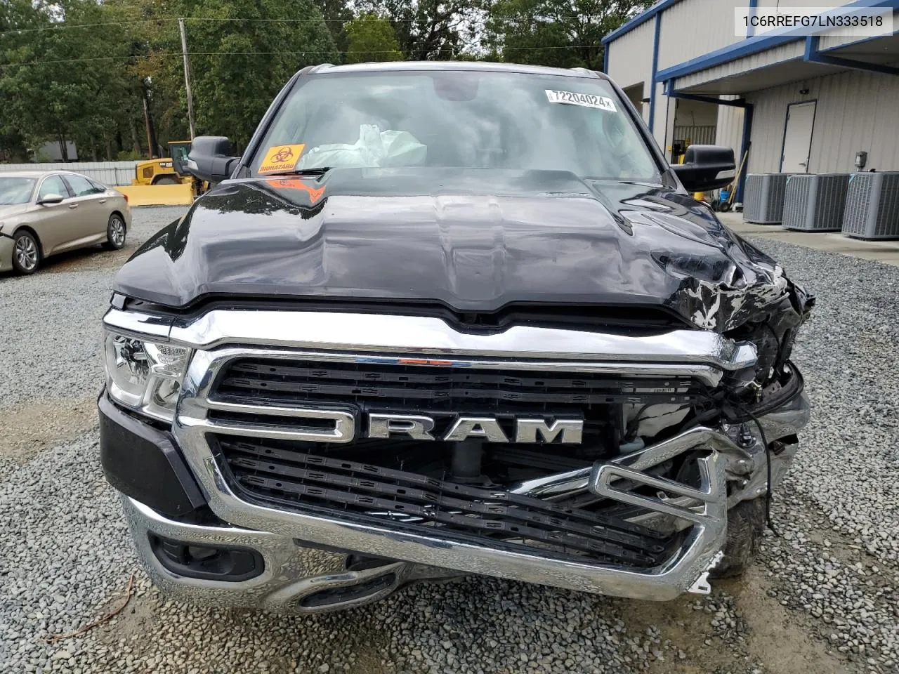 2020 Ram 1500 Big Horn/Lone Star VIN: 1C6RREFG7LN333518 Lot: 72204024