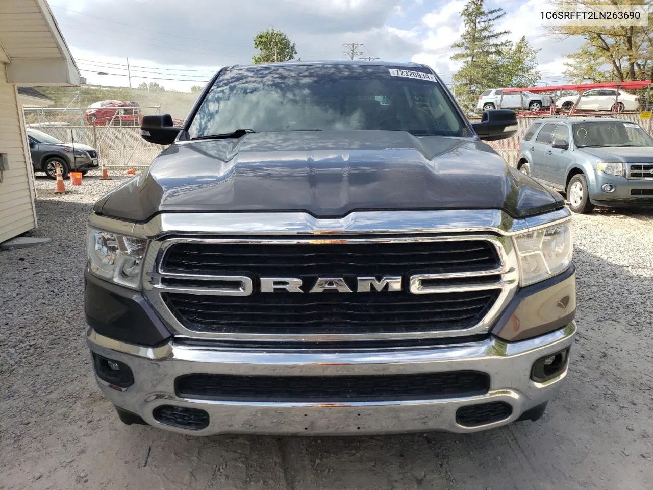 2020 Ram 1500 Big Horn/Lone Star VIN: 1C6SRFFT2LN263690 Lot: 72320934