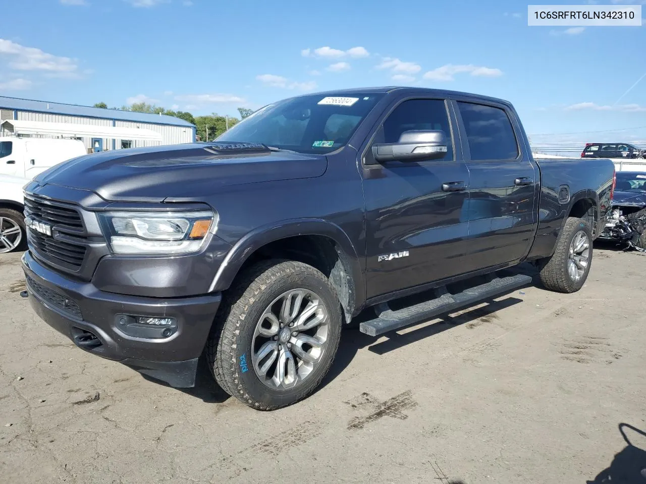 2020 Ram 1500 Laramie VIN: 1C6SRFRT6LN342310 Lot: 72563004