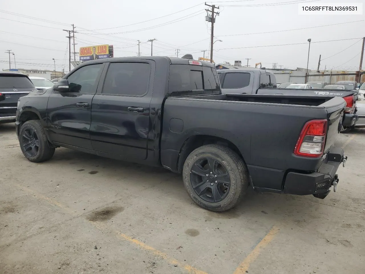 2020 Ram 1500 Big Horn/Lone Star VIN: 1C6SRFFT8LN369531 Lot: 72776244