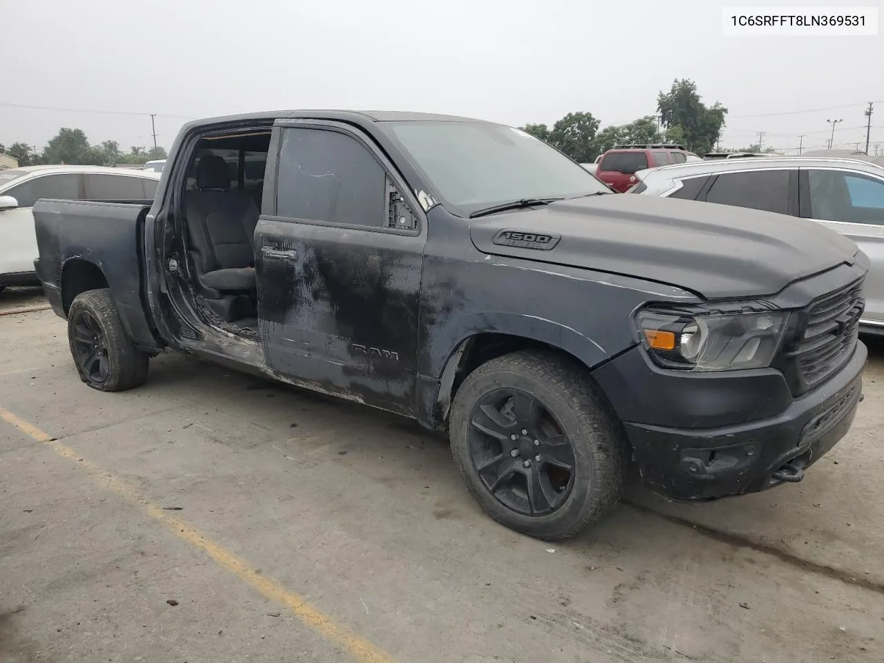 2020 Ram 1500 Big Horn/Lone Star VIN: 1C6SRFFT8LN369531 Lot: 72776244