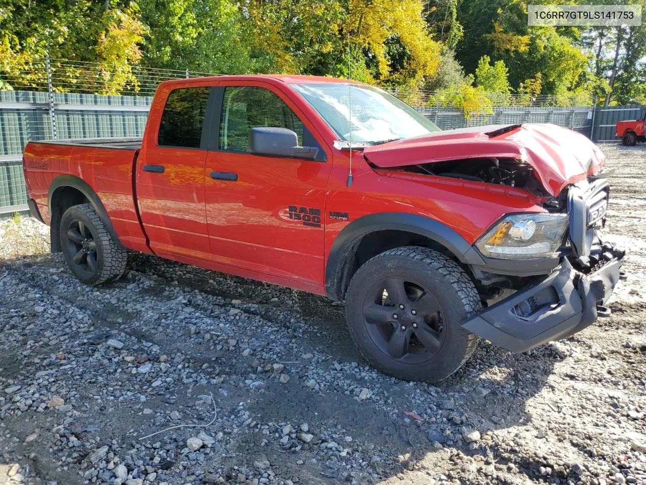 2020 Ram 1500 Classic Warlock VIN: 1C6RR7GT9LS141753 Lot: 72885584