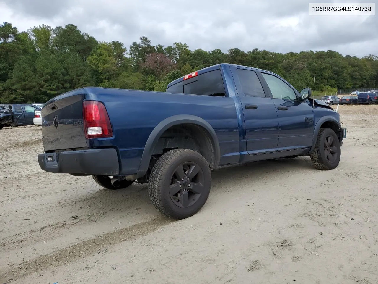 2020 Ram 1500 Classic Warlock VIN: 1C6RR7GG4LS140738 Lot: 72969104