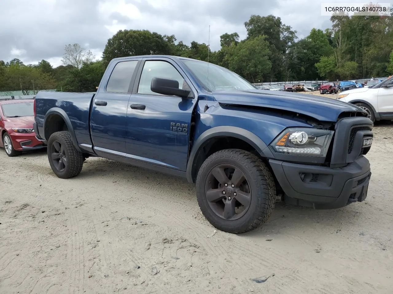 2020 Ram 1500 Classic Warlock VIN: 1C6RR7GG4LS140738 Lot: 72969104