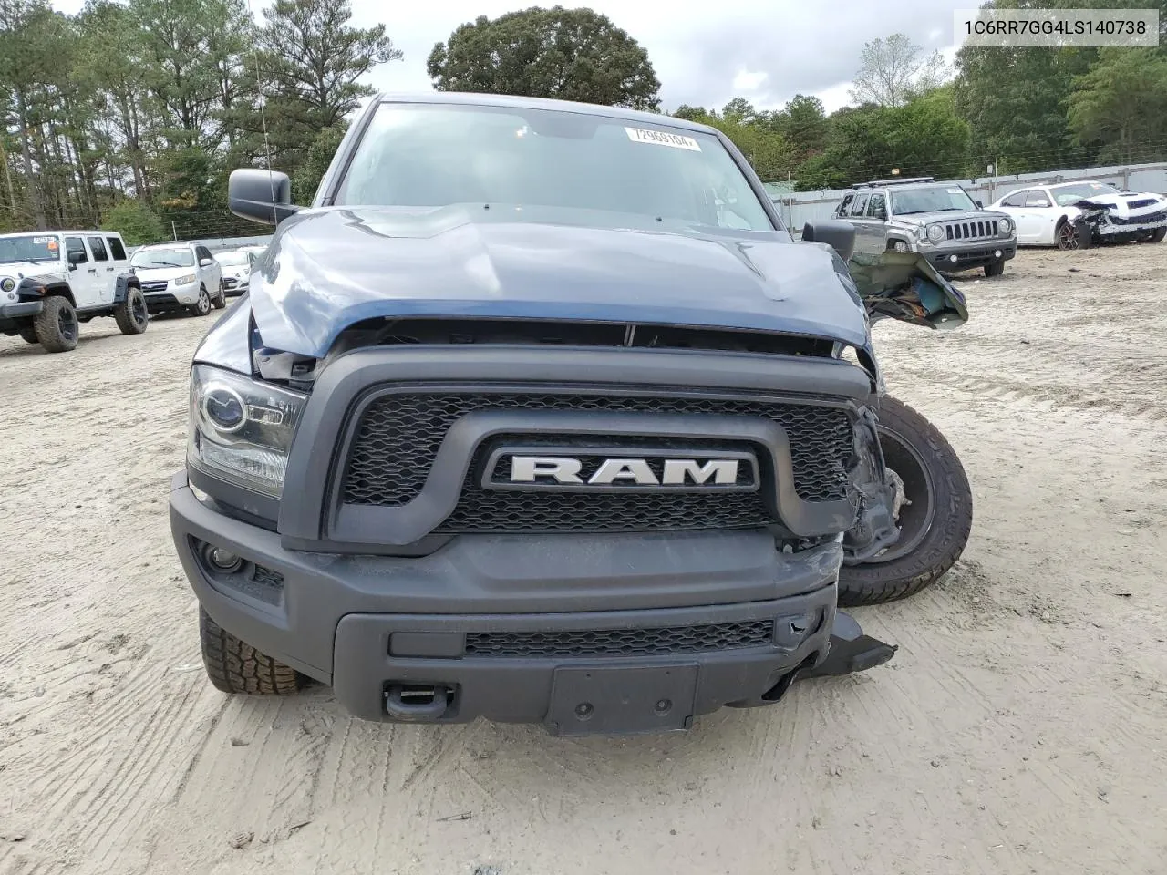 2020 Ram 1500 Classic Warlock VIN: 1C6RR7GG4LS140738 Lot: 72969104