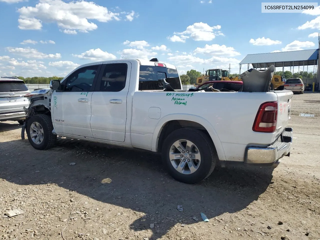 2020 Ram 1500 Laramie VIN: 1C6SRFDT2LN254099 Lot: 73196044