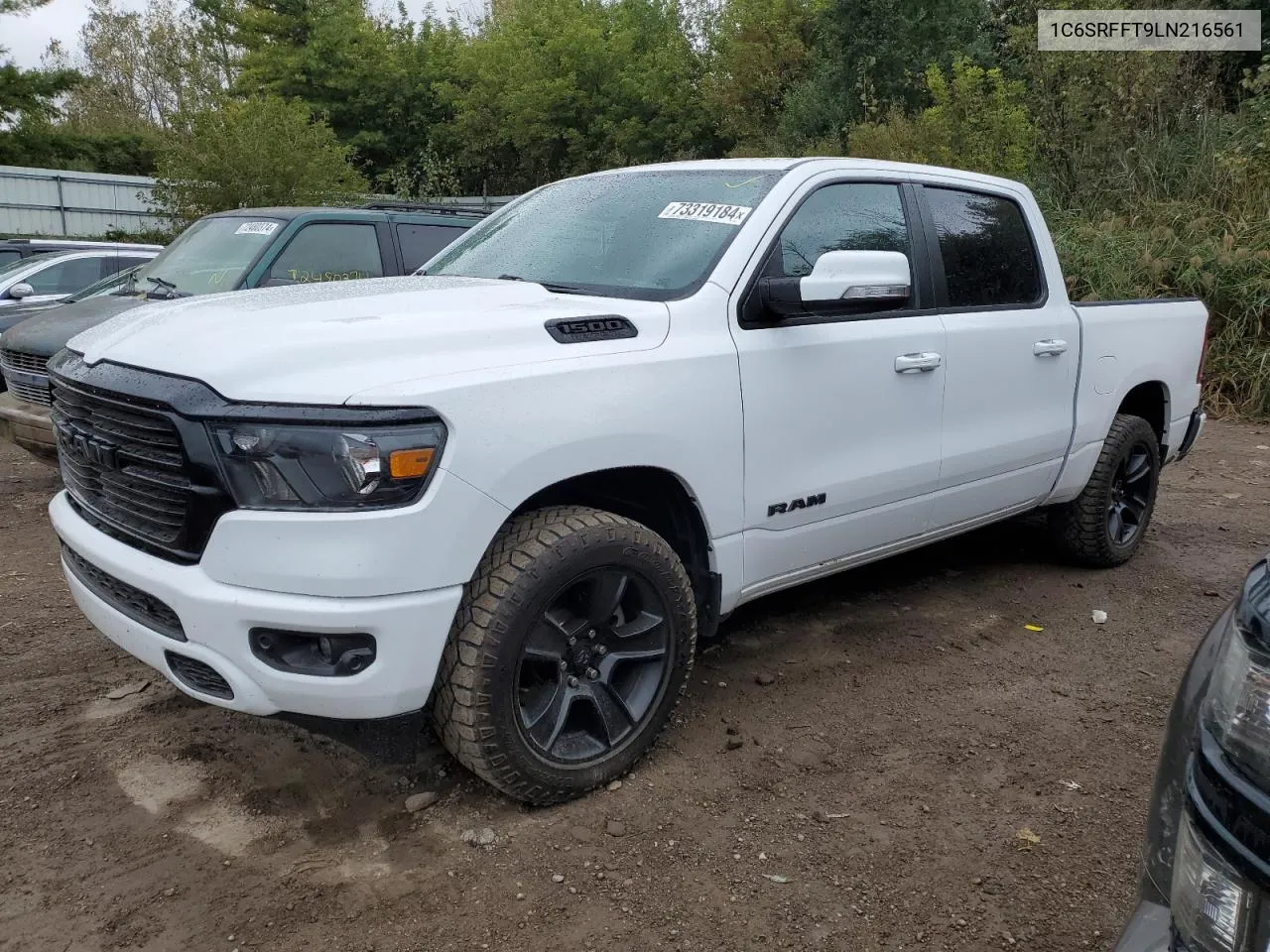 2020 Ram 1500 Big Horn/Lone Star VIN: 1C6SRFFT9LN216561 Lot: 73319184