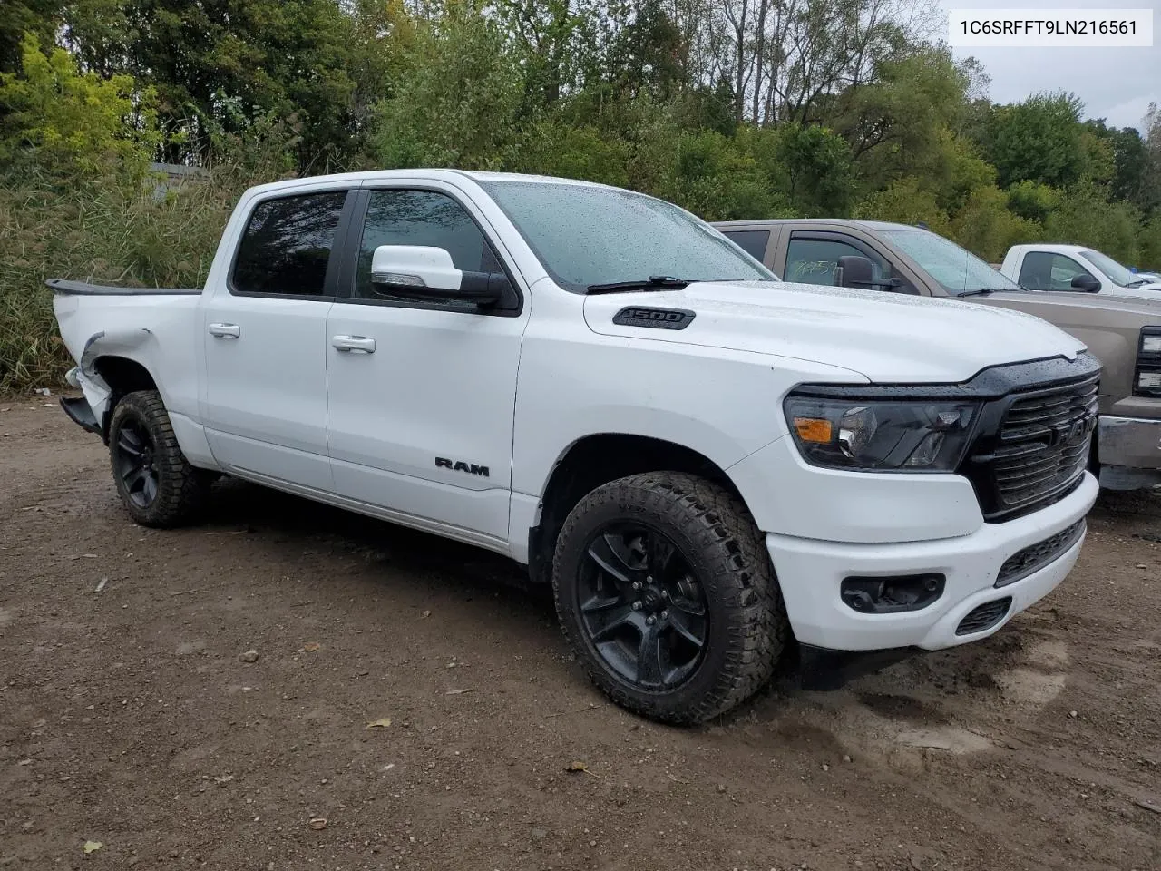 2020 Ram 1500 Big Horn/Lone Star VIN: 1C6SRFFT9LN216561 Lot: 73319184