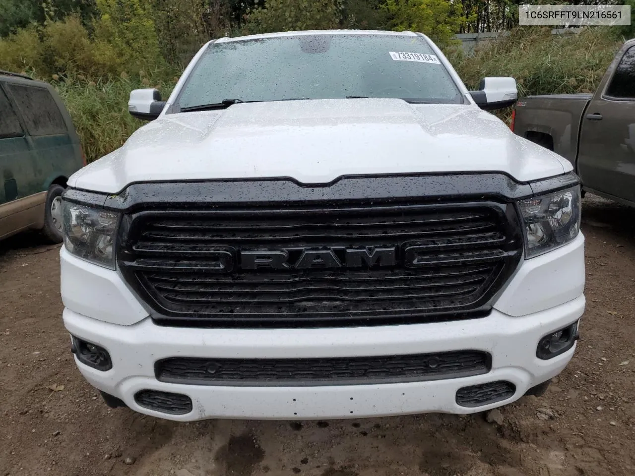 2020 Ram 1500 Big Horn/Lone Star VIN: 1C6SRFFT9LN216561 Lot: 73319184