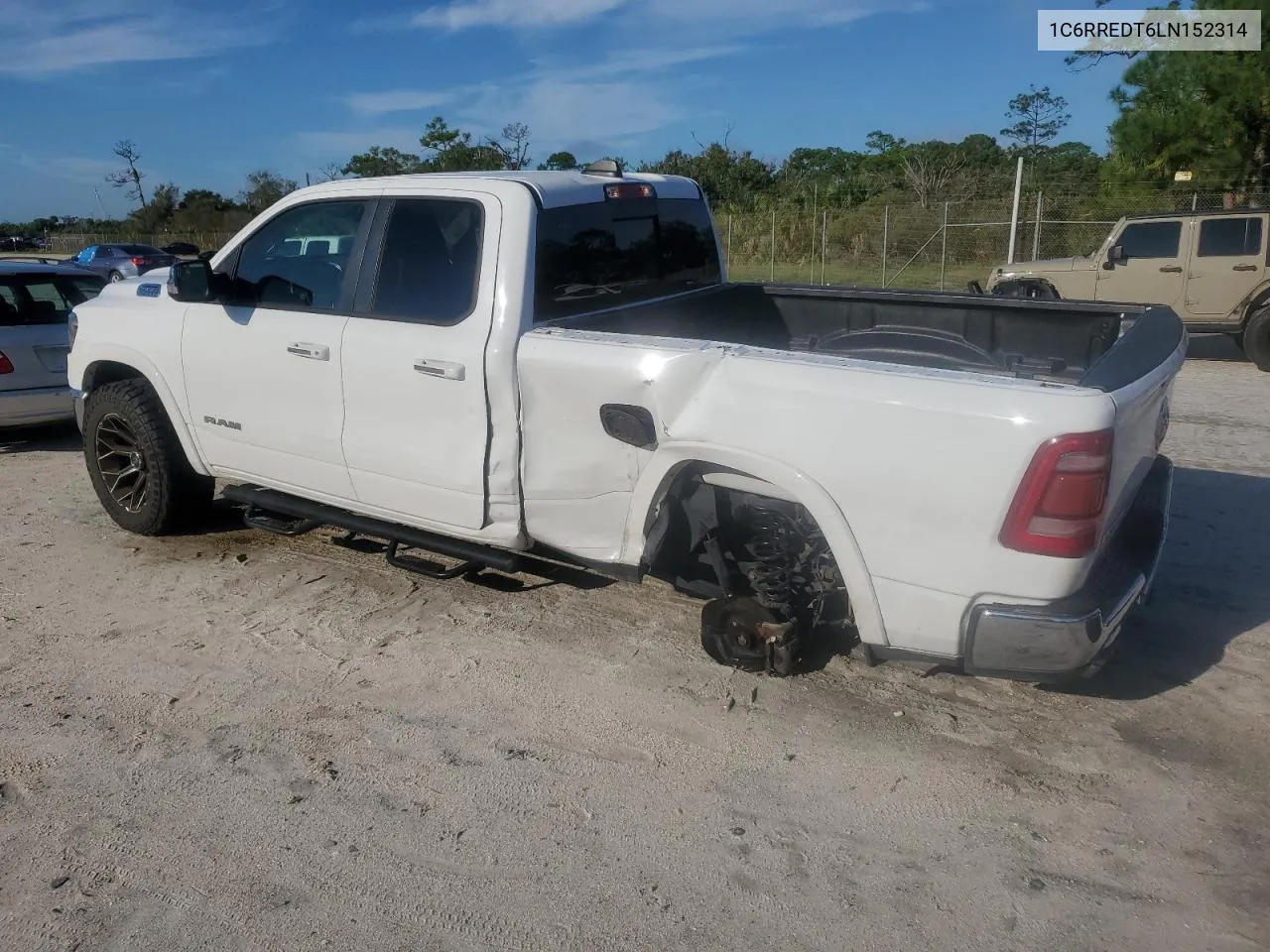 2020 Ram 1500 Laramie VIN: 1C6RREDT6LN152314 Lot: 73510654