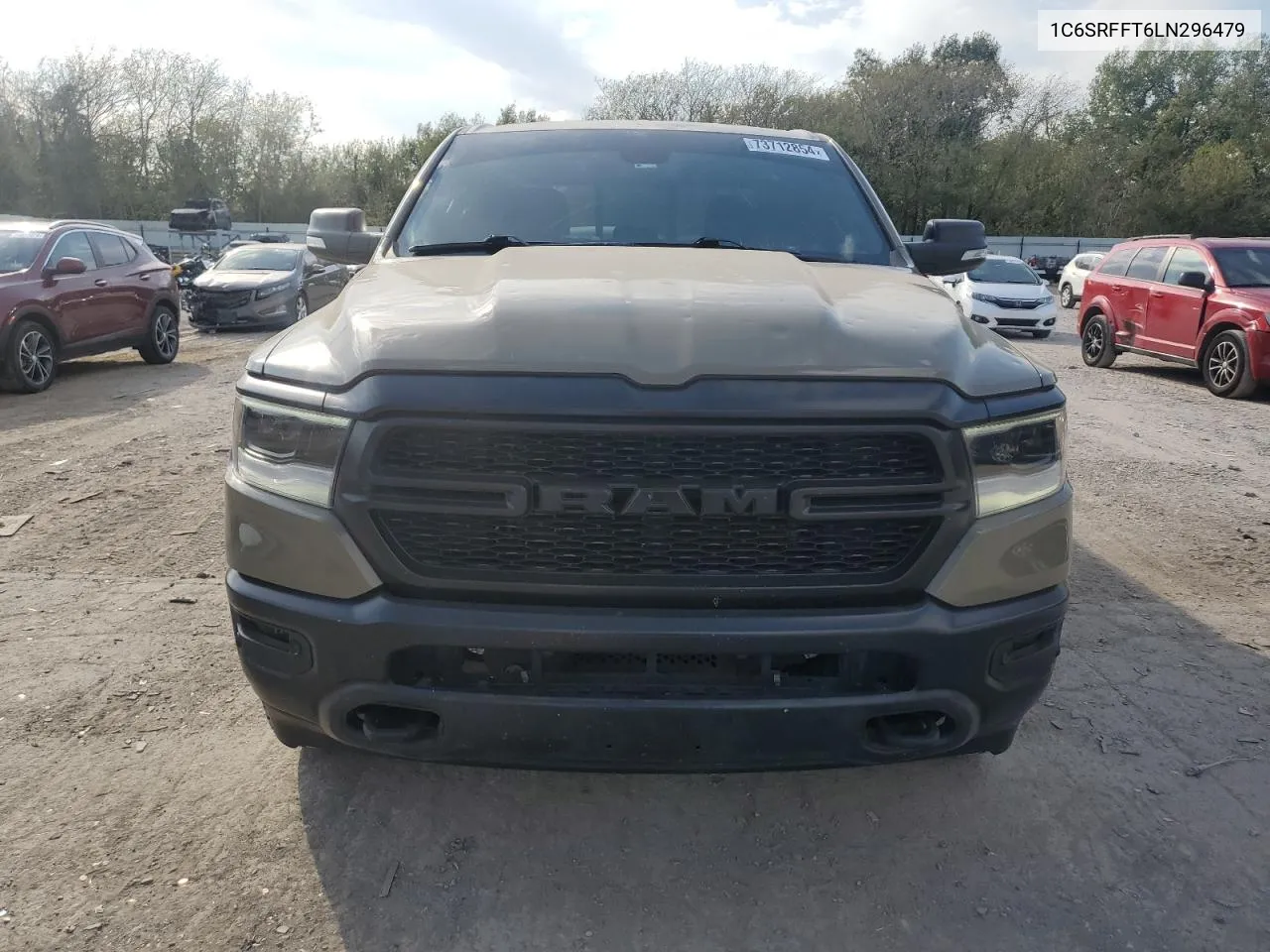 2020 Ram 1500 Big Horn/Lone Star VIN: 1C6SRFFT6LN296479 Lot: 73712854