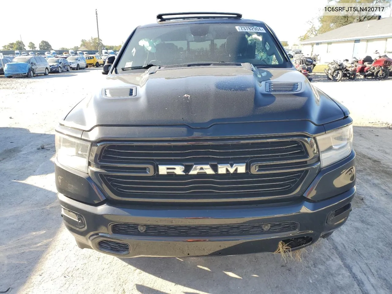 2020 Ram 1500 Laramie VIN: 1C6SRFJT5LN420717 Lot: 73782904