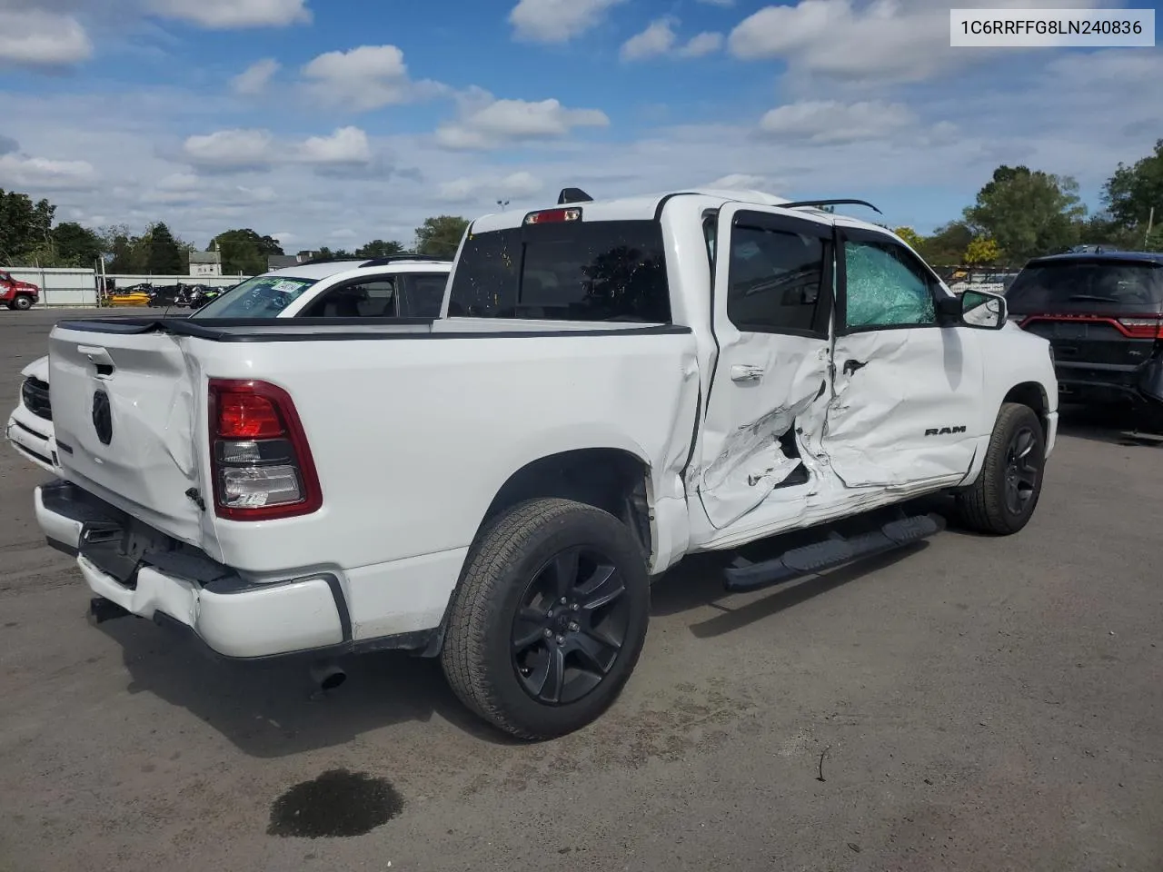 2020 Ram 1500 Big Horn/Lone Star VIN: 1C6RRFFG8LN240836 Lot: 73848094