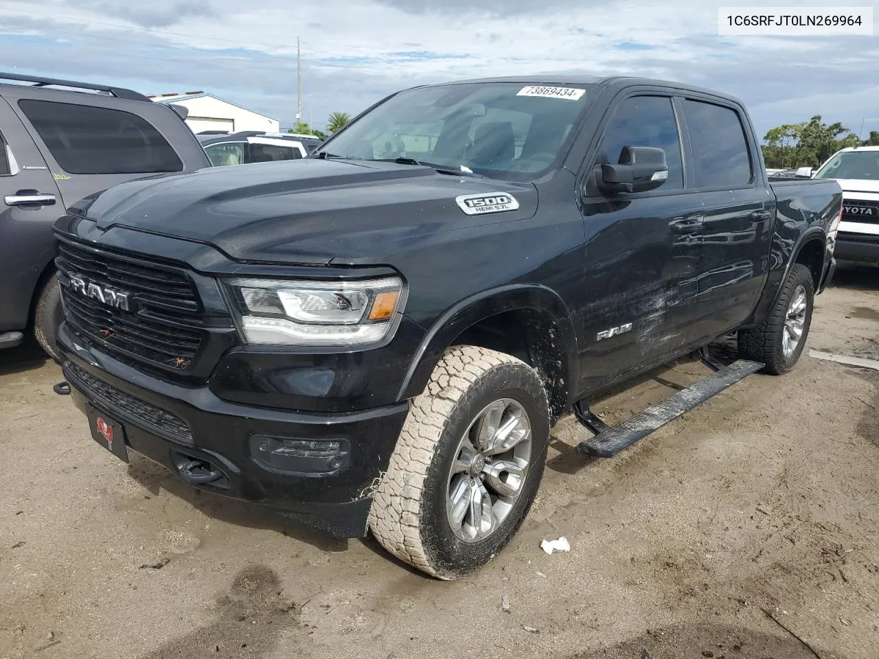 2020 Ram 1500 Laramie VIN: 1C6SRFJT0LN269964 Lot: 73869434