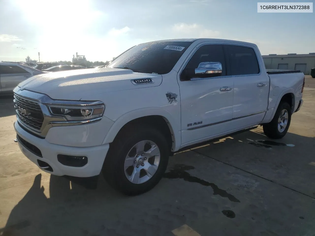 2020 Ram 1500 Limited VIN: 1C6RREHT3LN372388 Lot: 73886534