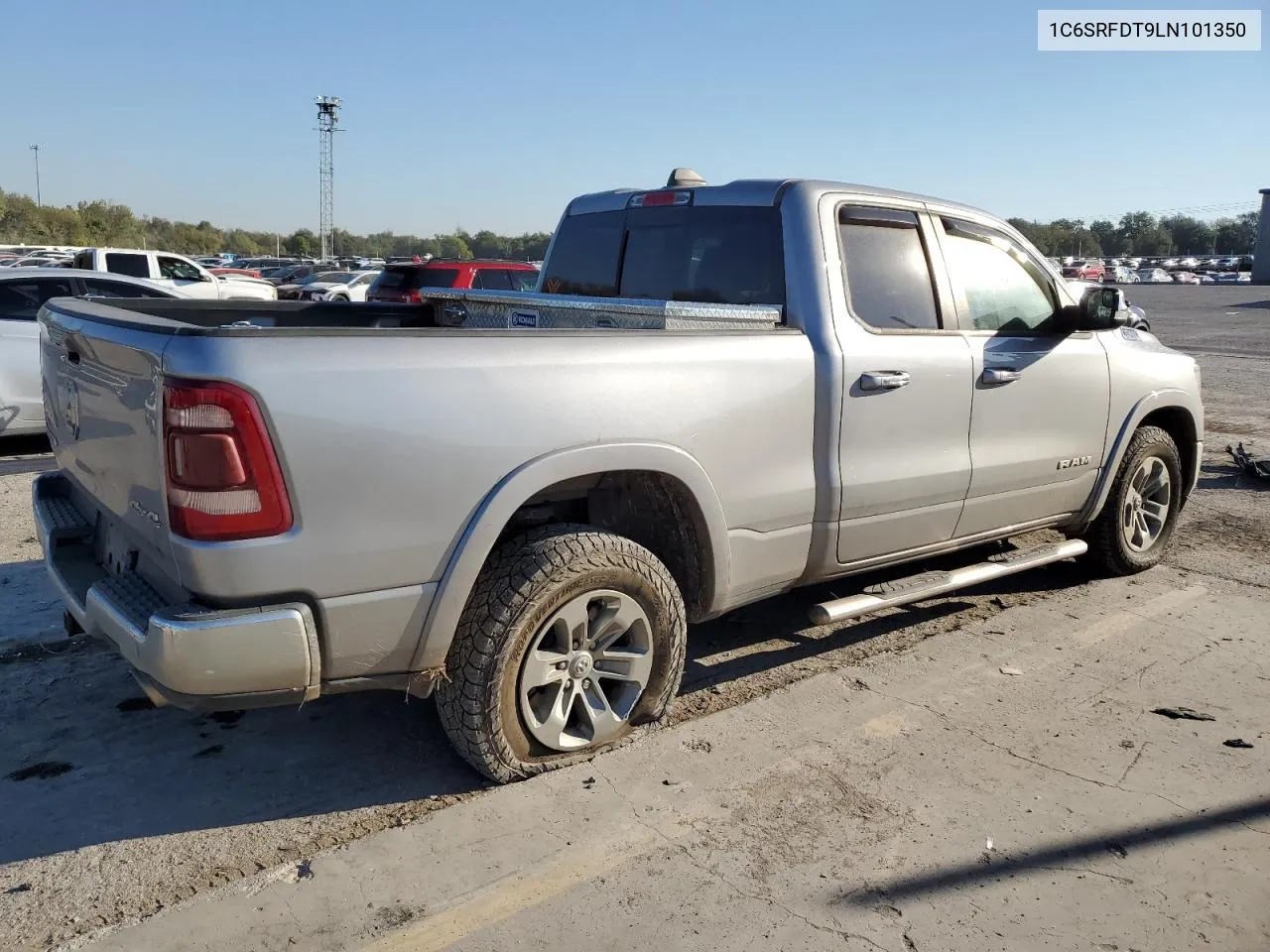 2020 Ram 1500 Laramie VIN: 1C6SRFDT9LN101350 Lot: 74001104