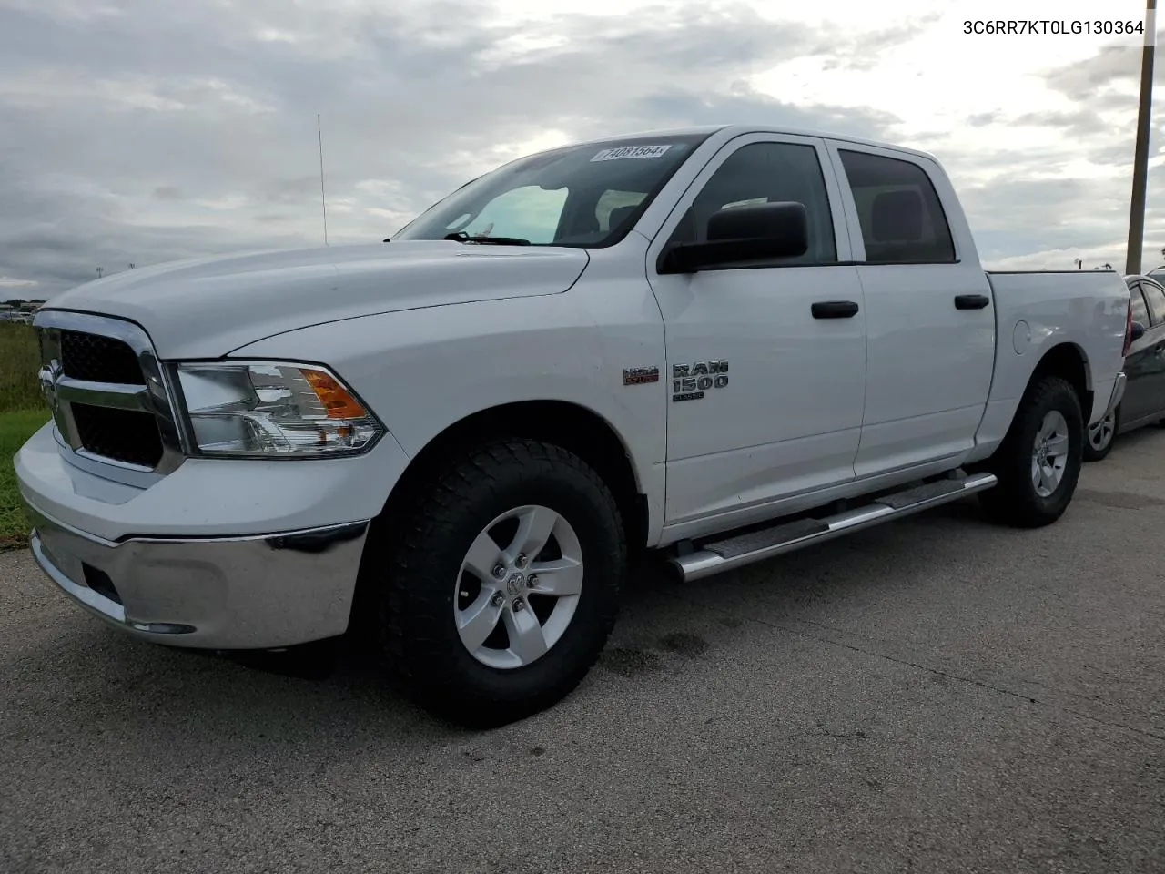 2020 Ram 1500 Classic Tradesman VIN: 3C6RR7KT0LG130364 Lot: 74081564