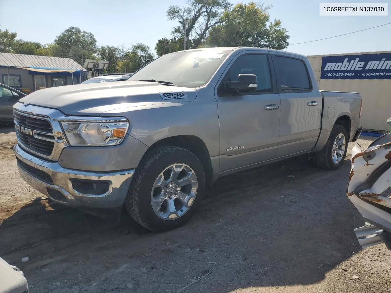 2020 Ram 1500 Big Horn/Lone Star VIN: 1C6SRFFTXLN137030 Lot: 74179704