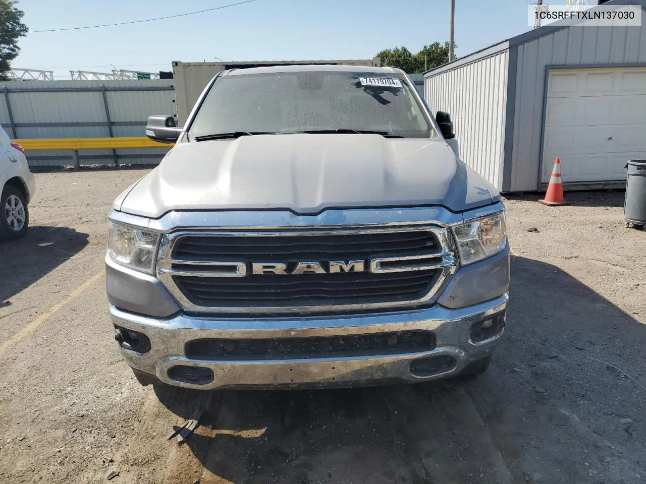 2020 Ram 1500 Big Horn/Lone Star VIN: 1C6SRFFTXLN137030 Lot: 74179704