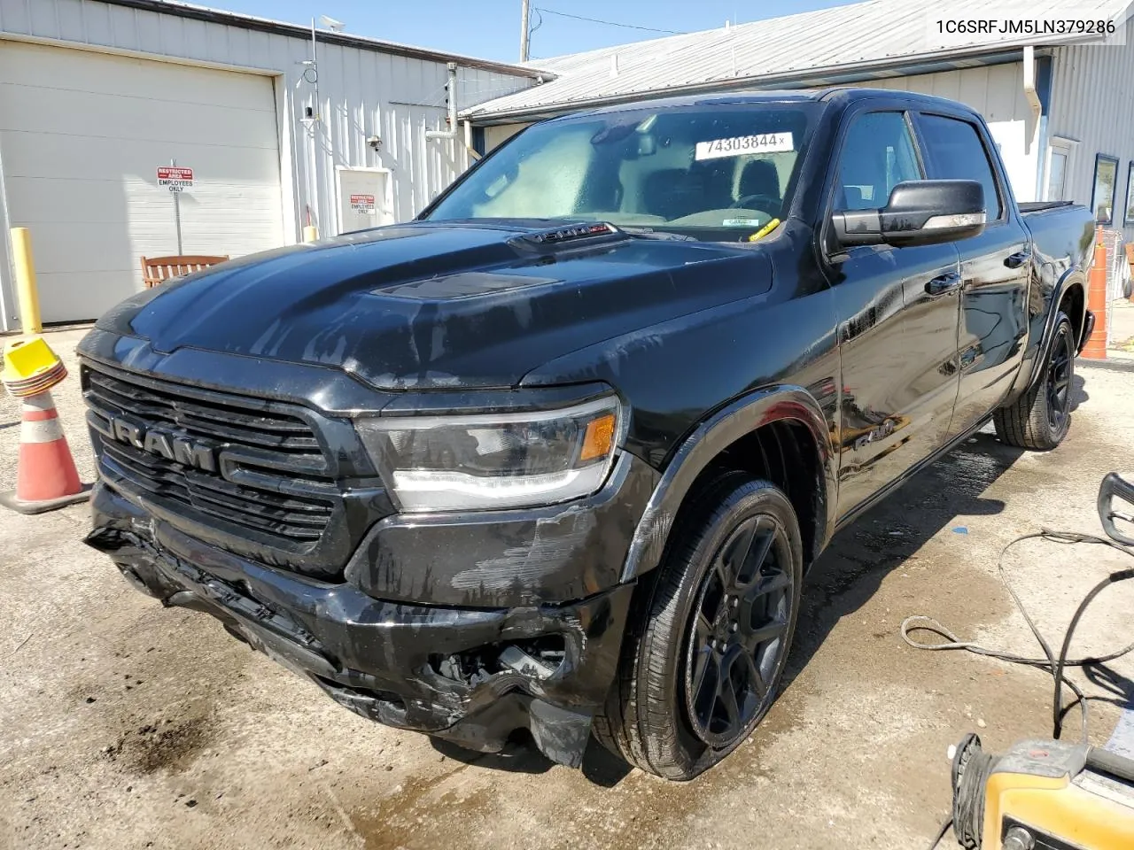 2020 Ram 1500 Laramie VIN: 1C6SRFJM5LN379286 Lot: 74303844