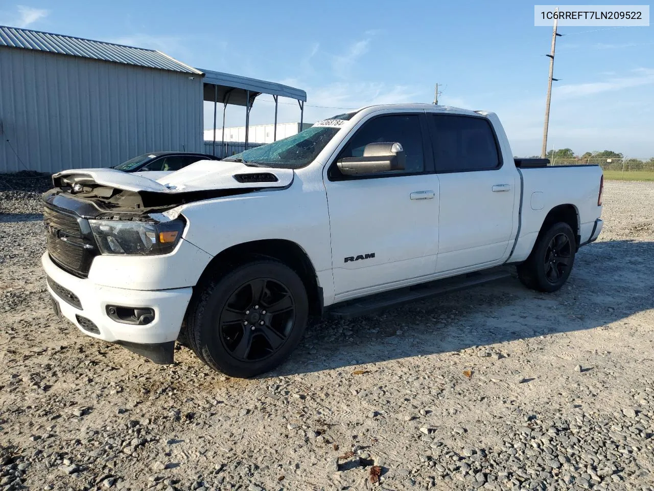 2020 Ram 1500 Big Horn/Lone Star VIN: 1C6RREFT7LN209522 Lot: 74368784