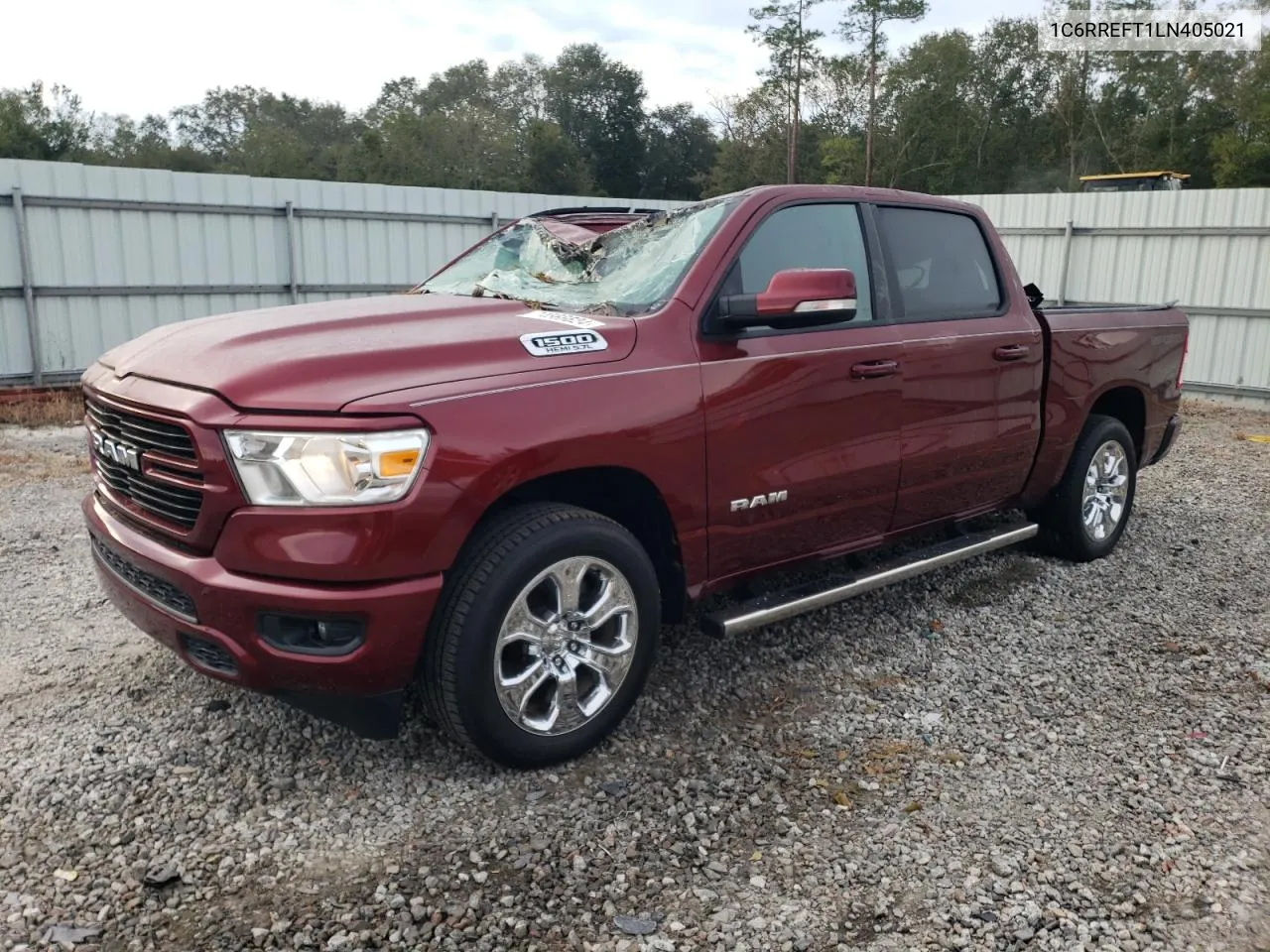 2020 Ram 1500 Big Horn/Lone Star VIN: 1C6RREFT1LN405021 Lot: 74566624