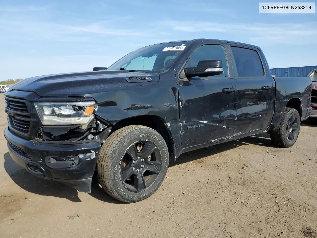 2020 Ram 1500 Big Horn/Lone Star VIN: 1C6RRFFG8LN268314 Lot: 74687904