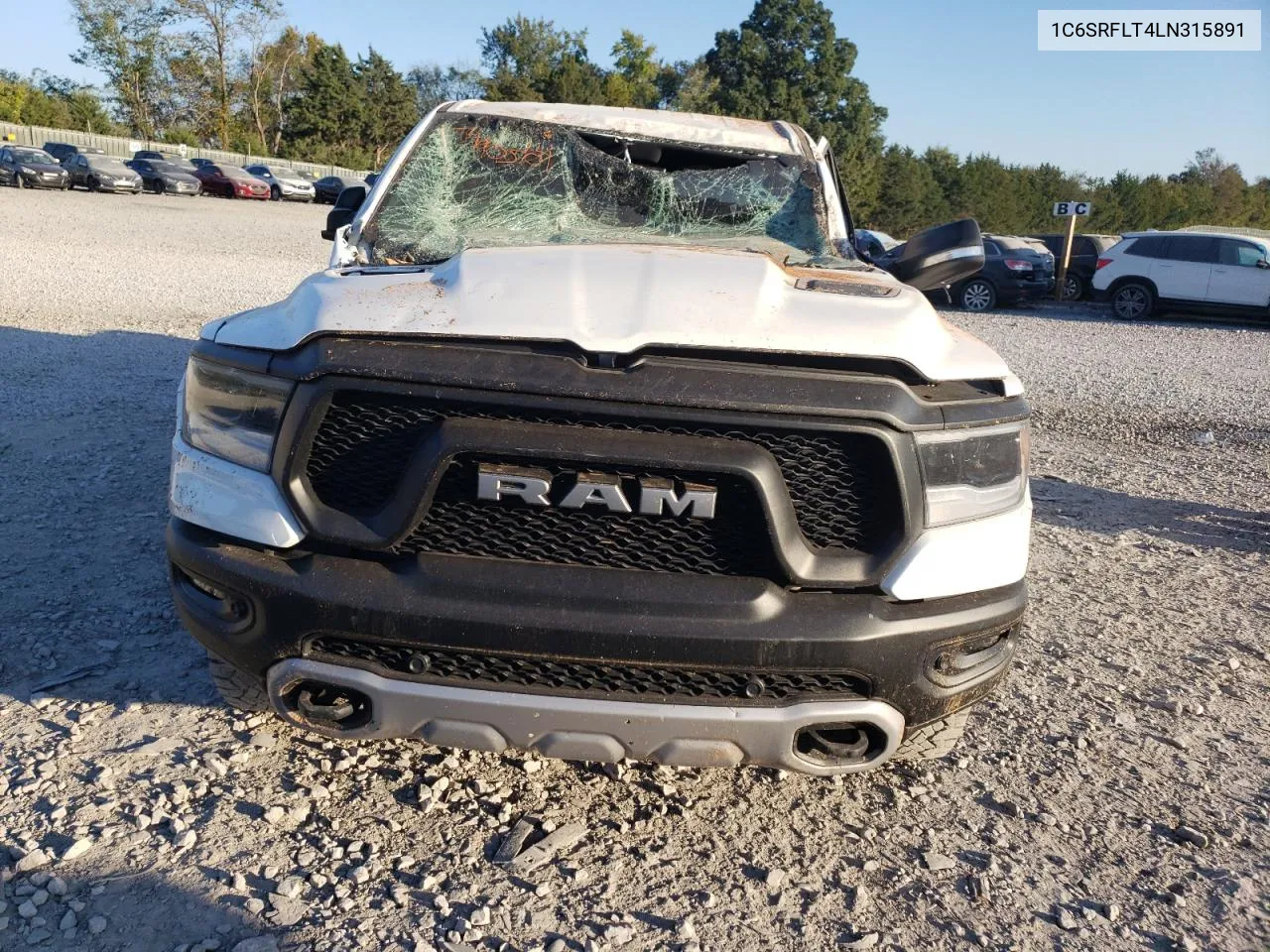 2020 Ram 1500 Rebel VIN: 1C6SRFLT4LN315891 Lot: 74905104