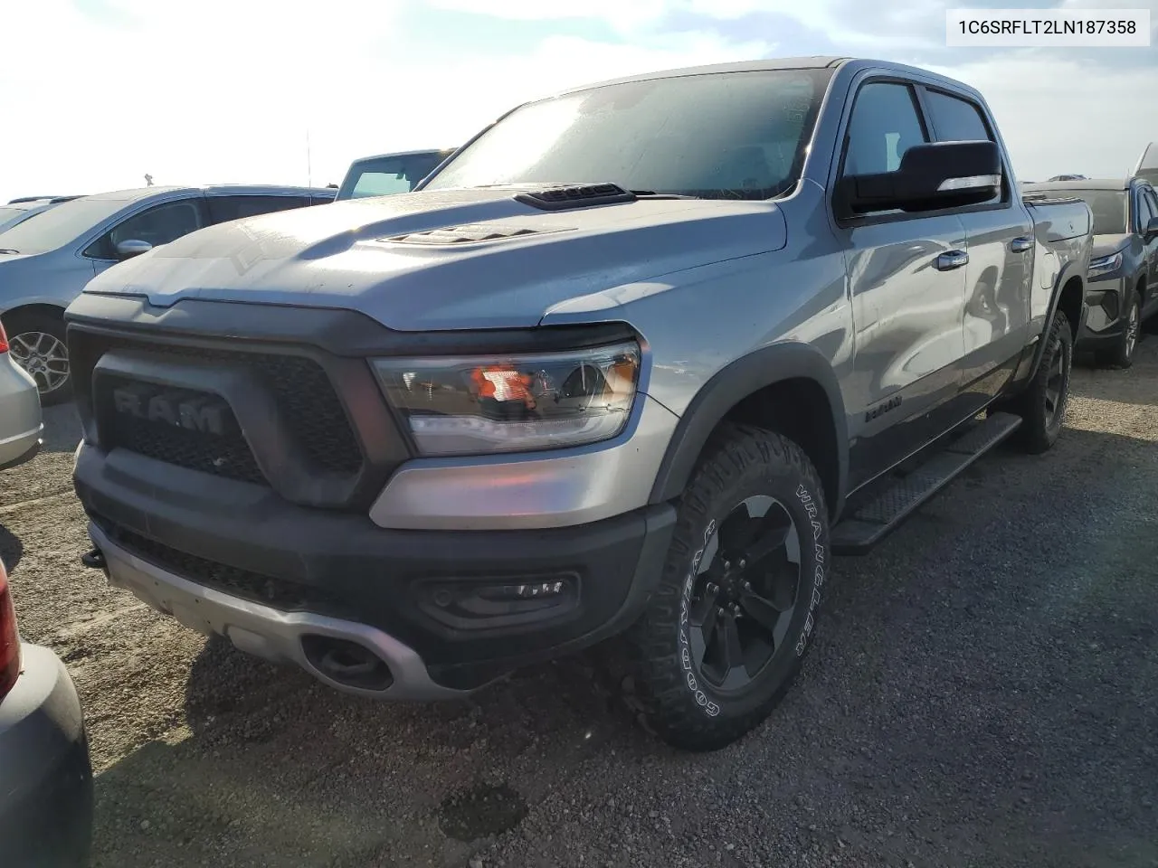 2020 Ram 1500 Rebel VIN: 1C6SRFLT2LN187358 Lot: 75115154