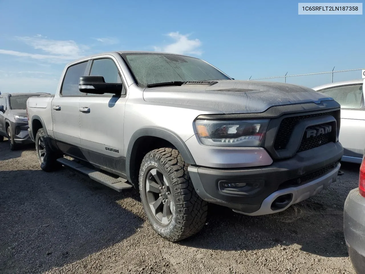 2020 Ram 1500 Rebel VIN: 1C6SRFLT2LN187358 Lot: 75115154