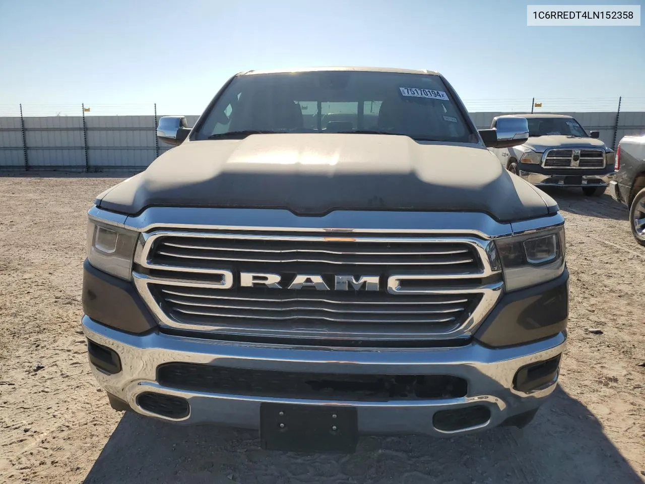 2020 Ram 1500 Laramie VIN: 1C6RREDT4LN152358 Lot: 75170194