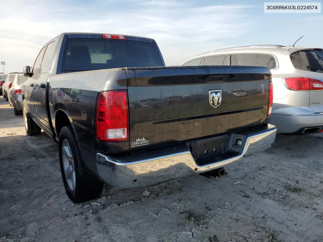 2020 Ram 1500 Classic Tradesman VIN: 3C6RR6KG3LG224574 Lot: 75445634