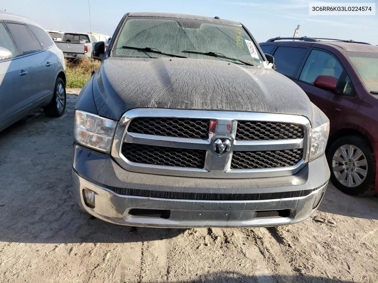 2020 Ram 1500 Classic Tradesman VIN: 3C6RR6KG3LG224574 Lot: 75445634