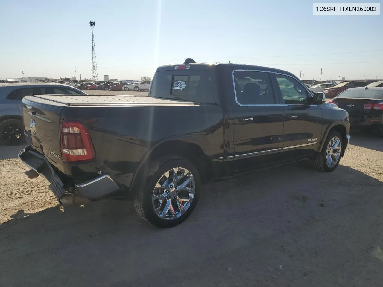 2020 Ram 1500 Limited VIN: 1C6SRFHTXLN260002 Lot: 75458764