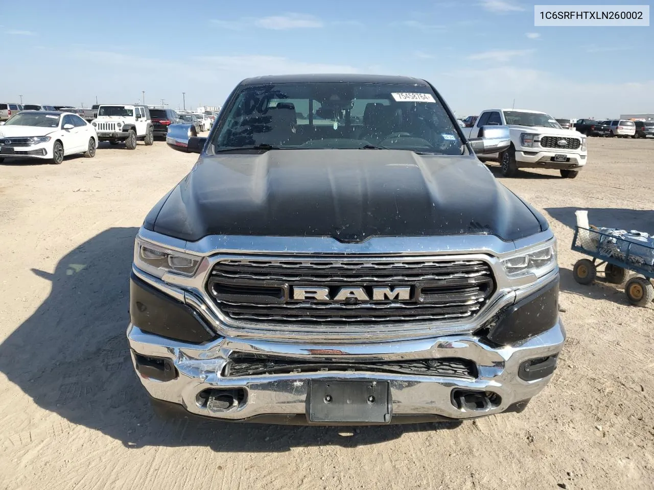 2020 Ram 1500 Limited VIN: 1C6SRFHTXLN260002 Lot: 75458764