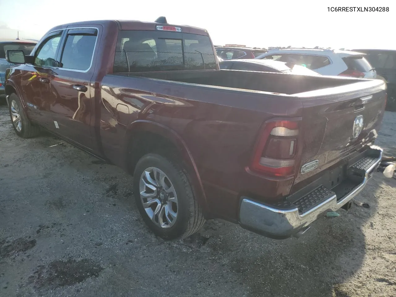 2020 Ram 1500 Longhorn VIN: 1C6RRESTXLN304288 Lot: 75633284