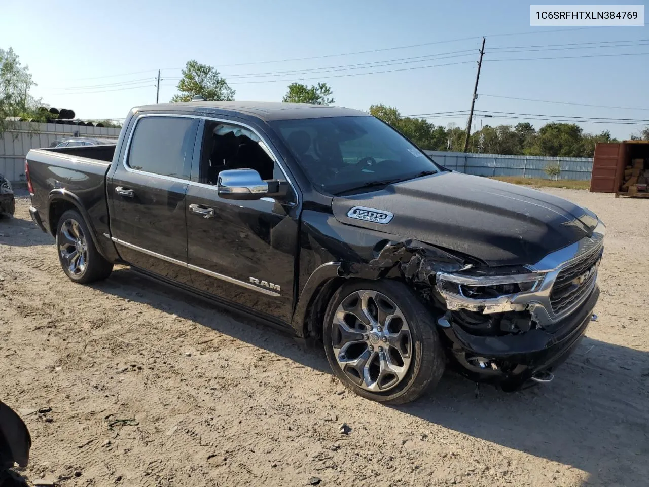 2020 Ram 1500 Limited VIN: 1C6SRFHTXLN384769 Lot: 75742644