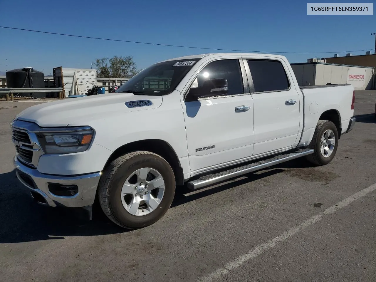 2020 Ram 1500 Big Horn/Lone Star VIN: 1C6SRFFT6LN359371 Lot: 75957384